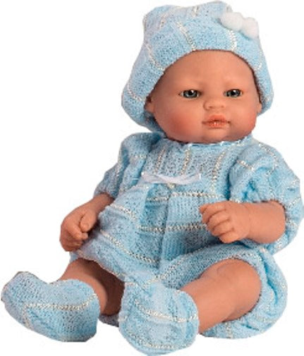 Mini Recién nacido mantita azul 27 cm, bolsa