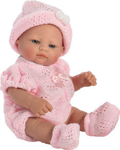 Mini Recién nacido mantita rosa 27 cm, bolsa