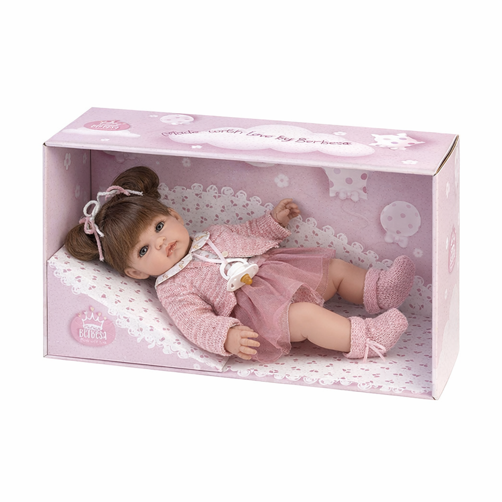 Muñeca Coral Faldita tul y chaqueta de lana