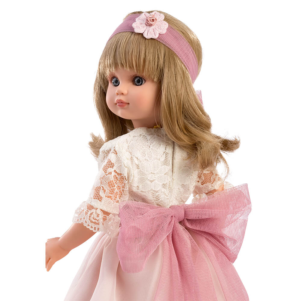 Muñeca Fany comunión lazada tul, 40 cm. Caja