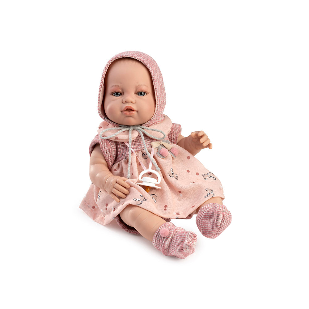 Muñeca Recién Nacida con vestido maquillaje – 42 cm