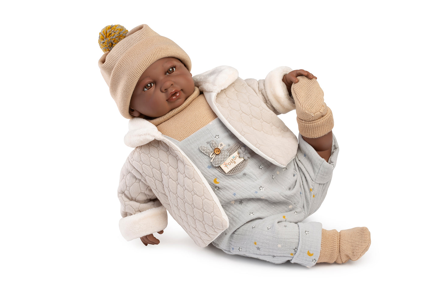 Saoro mulato chaqueta marrón, 50 cm