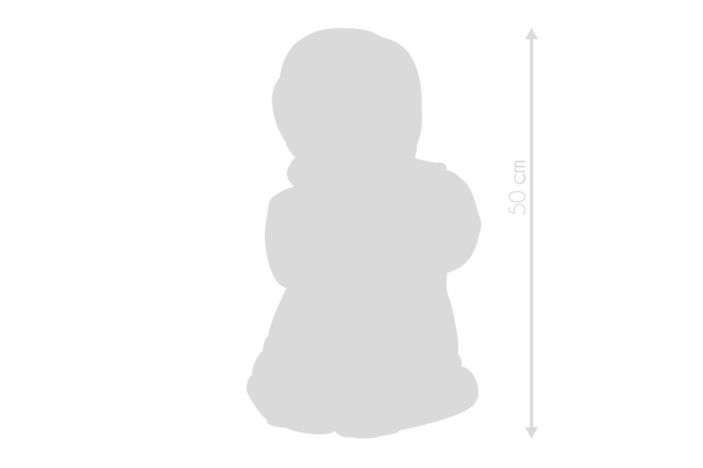 Bebé Reborn jersey marron, 50 cm