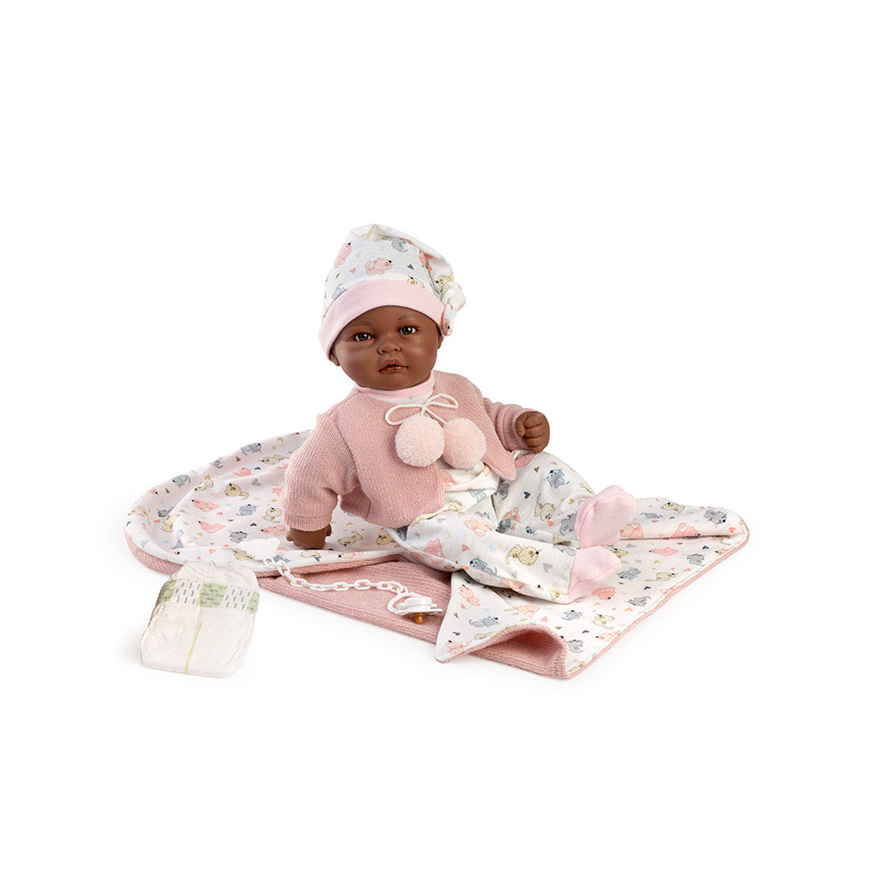 Muñeca Martina mulata 42 cm cuerpo de vinil