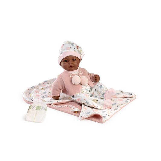 Muñeca Martina mulata 42 cm cuerpo de vinil