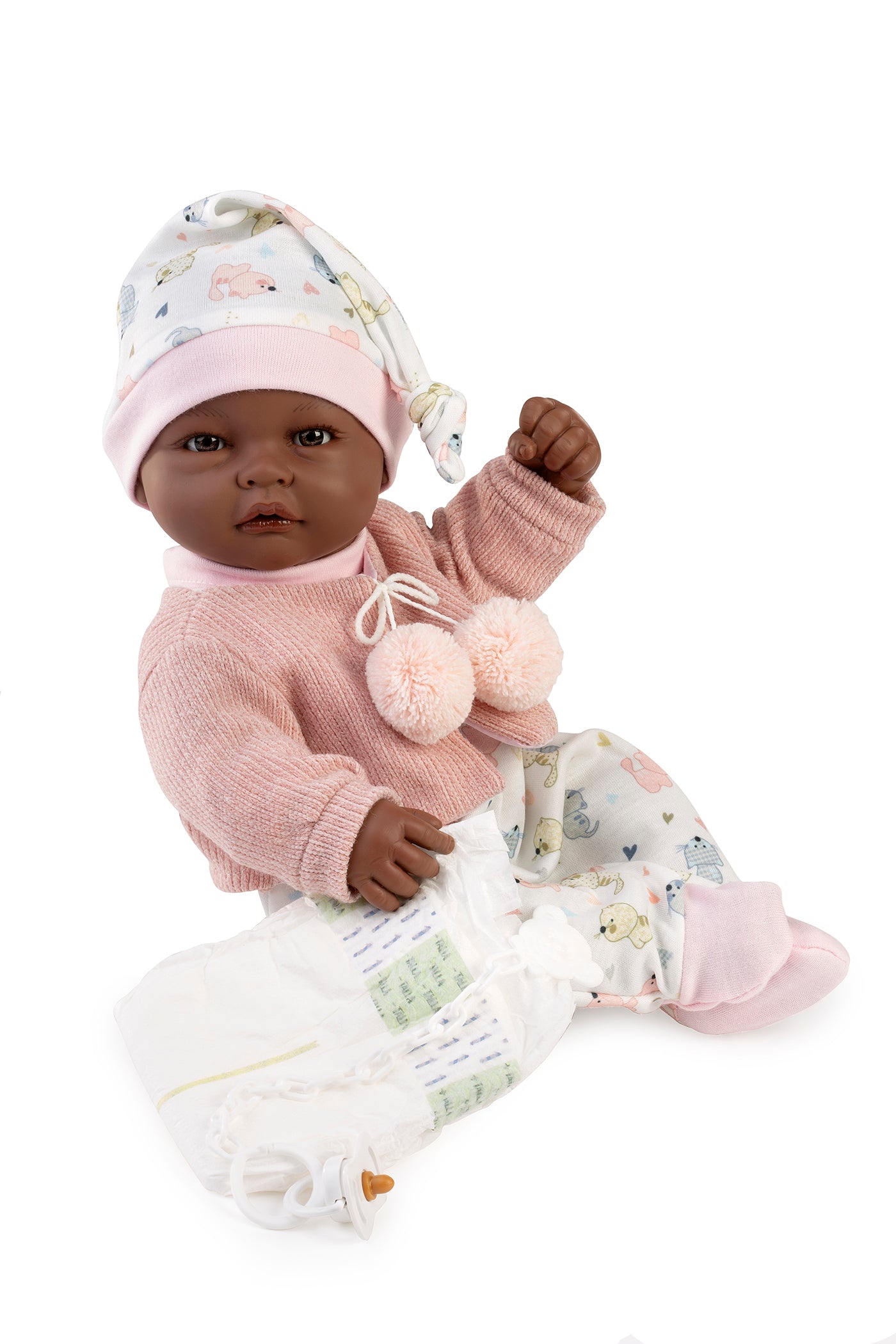 Muñeca Martina mulata 42 cm cuerpo de vinil