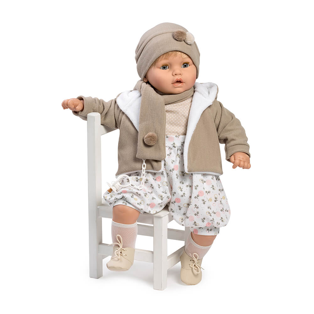 Baby dulzon lloron chaqueta bufanda 62 cm