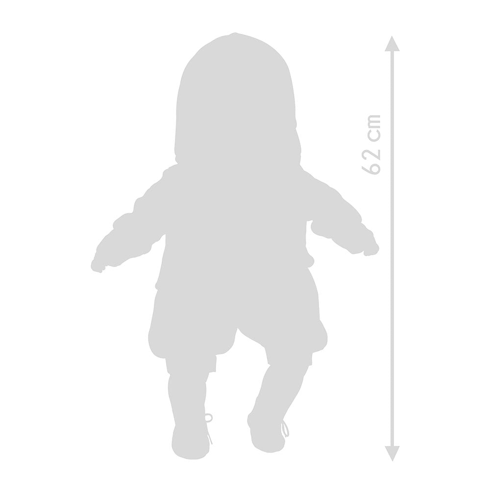 Baby dulzon lloron chaqueta bufanda 62 cm