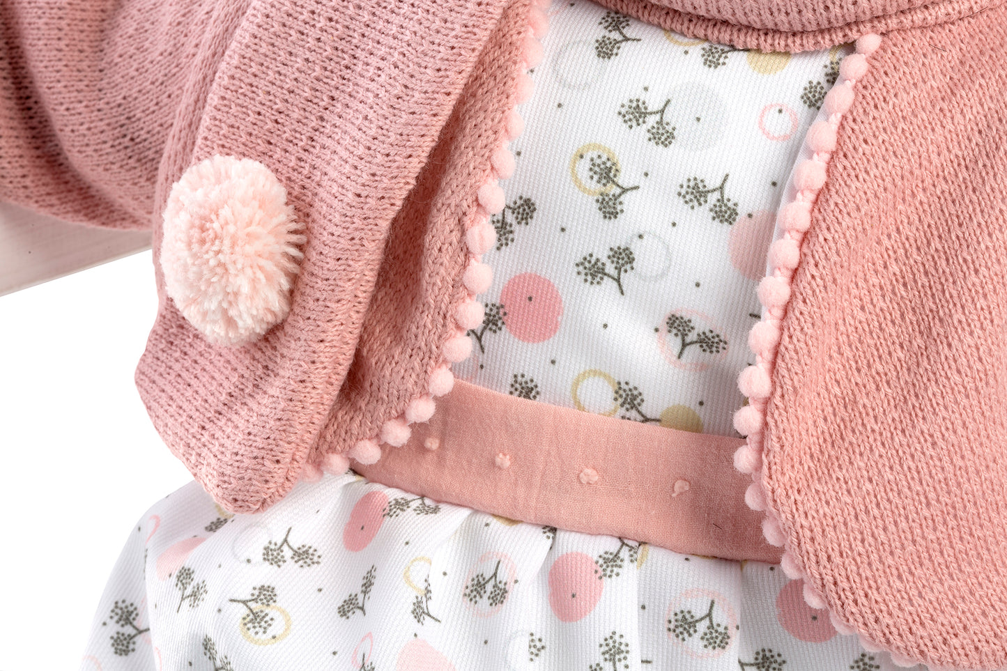 Baby dulzona llorona chaqueta y bufanda 62 cm, bolsa