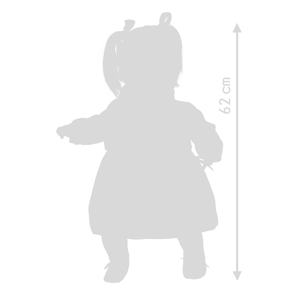 Baby dulzona llorona chaqueta y bufanda 62 cm, bolsa