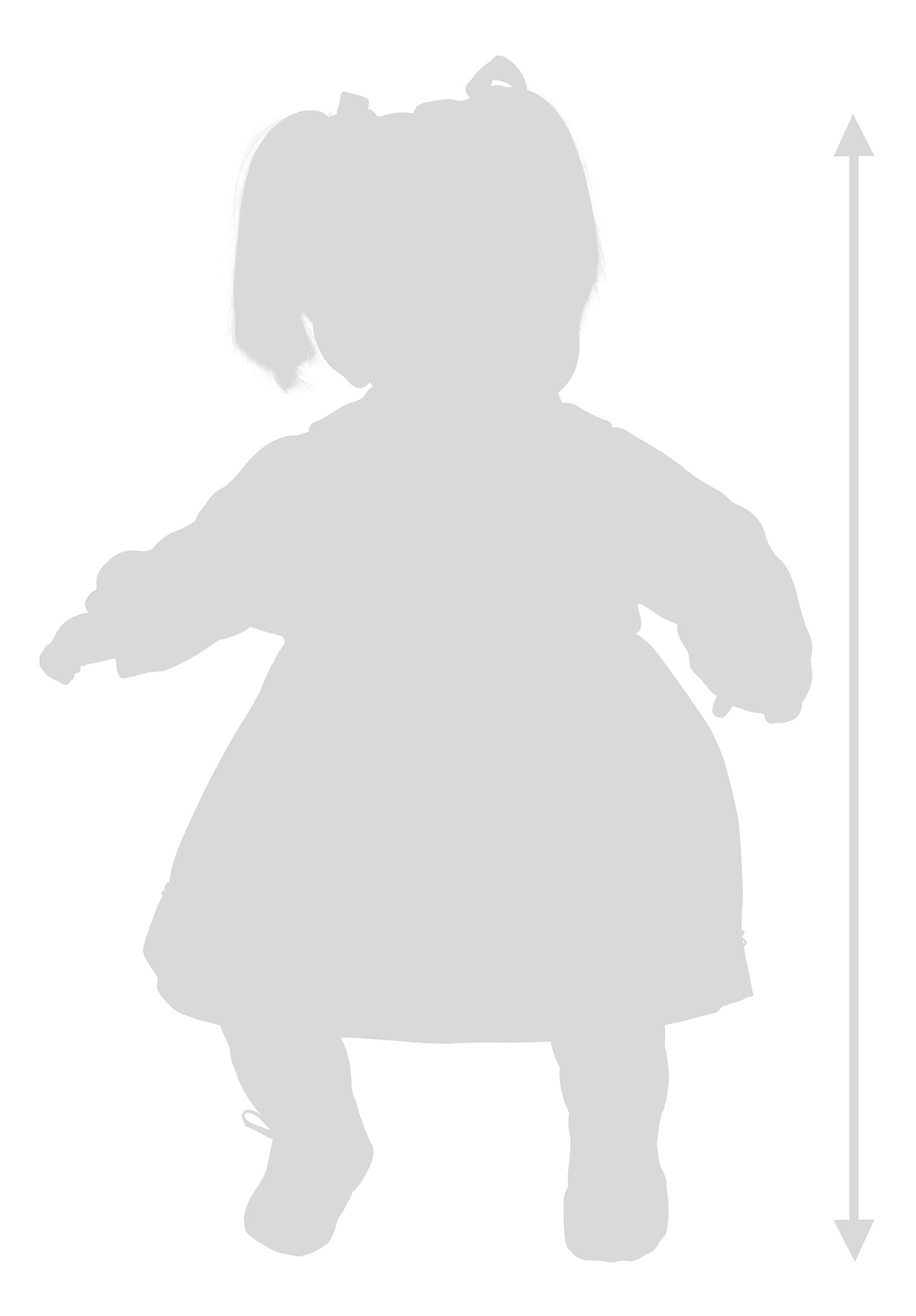 Baby dulzona llorona chaqueta marrón 62 cm, bolsa